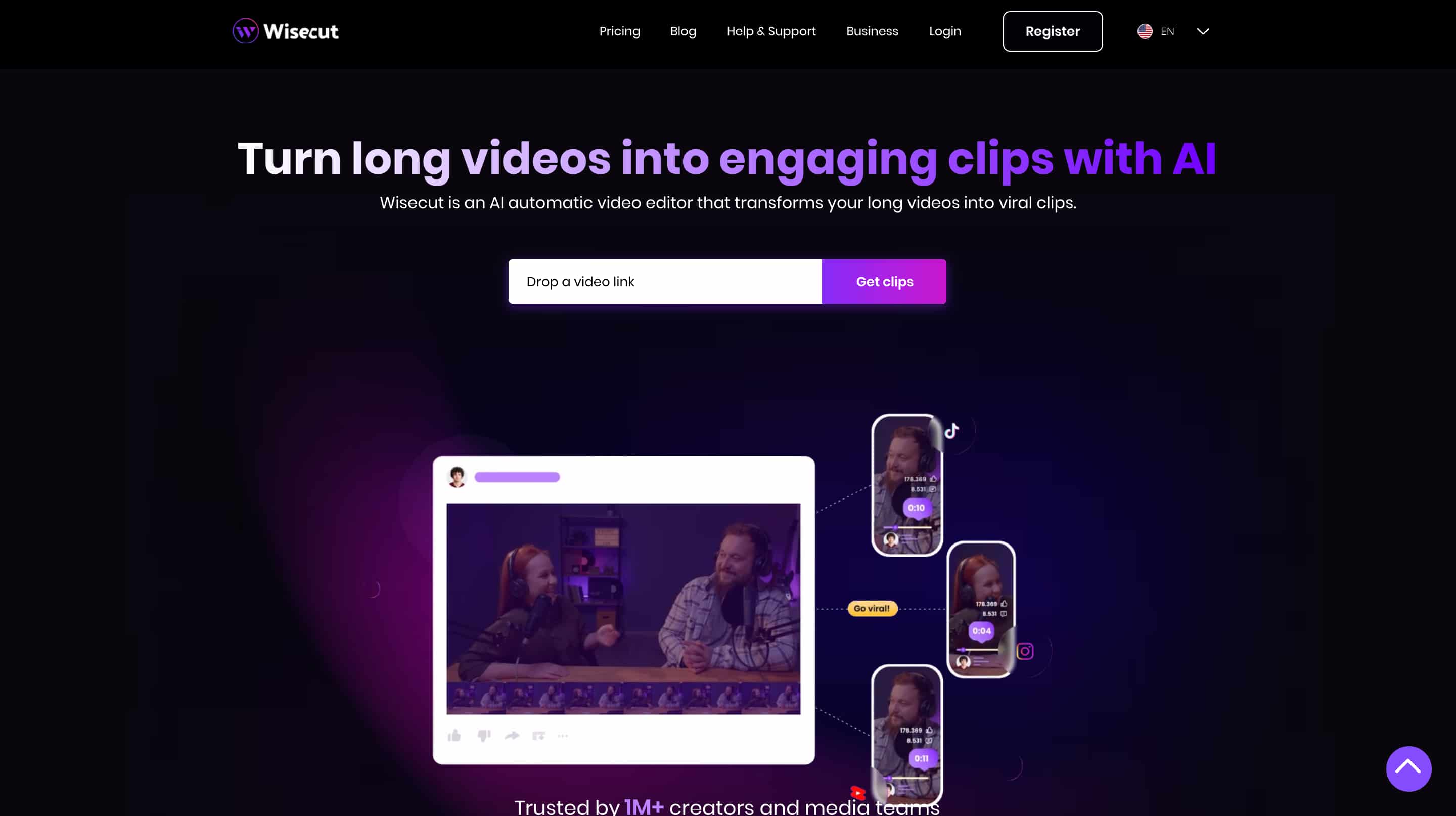 Скриншот интерфейса Wisecut